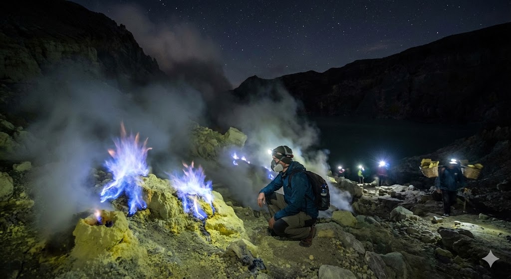 Berburu Api Biru (Blue Fire) Langka Dunia